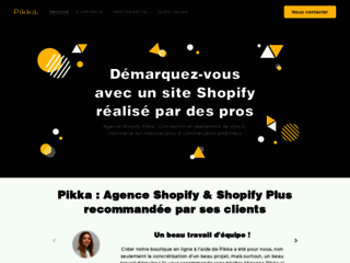 Détails : Pikka, votre agence e-commerce 100 % Shopify