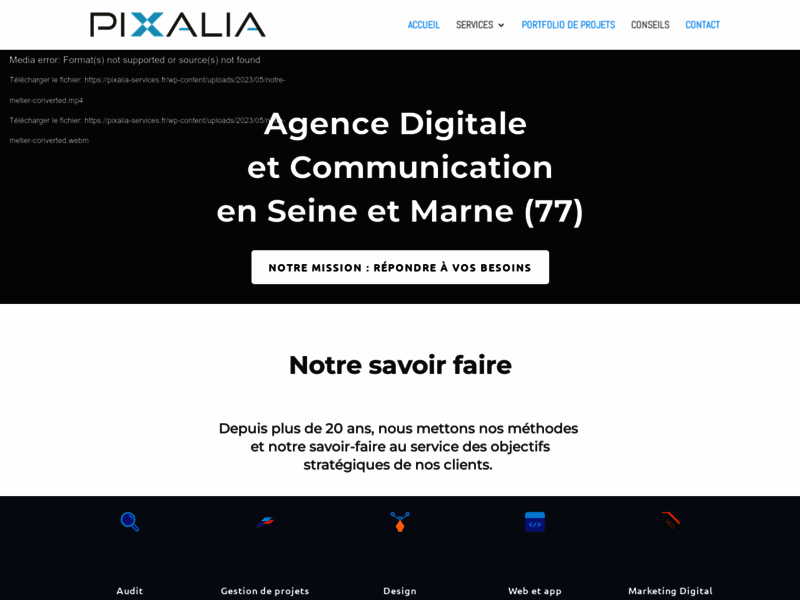 Pixalia, Agence web et développement en Seine et Marne