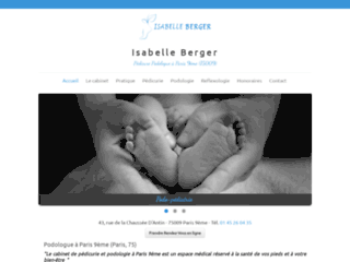 Détails : Isabelle Berger, podologue-pédicure à Paris