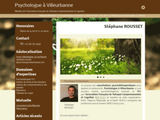 Détails : Stéphane Rousset, psychologue à Villeurbanne