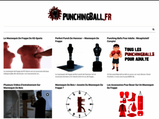 Détails : Punchingball, punching ball et matériel de sport de combat