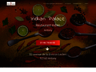 Restaurant Indien Indian Palace