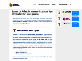 Sauvonslesriches.fr : Comparatif et avis des meilleurs Casinos en Ligne