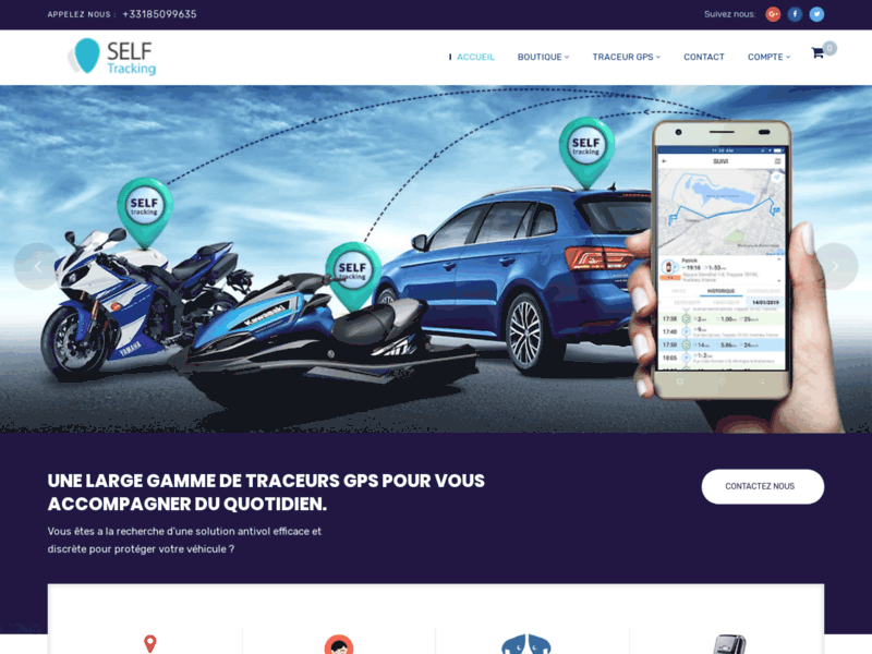 Self Tracking, mouchard GPS pour motos 