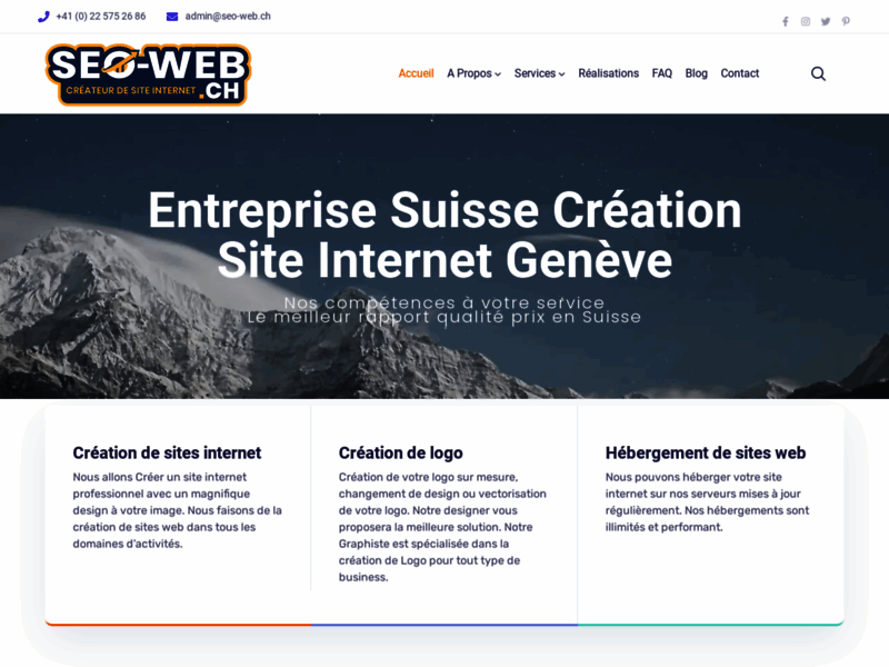 SEO-WEB, conception de sites Web en Suisse