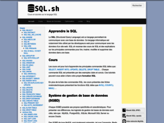 Apprendre le langage SQL