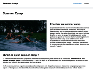Informations pratiques sur le summer camp à l'étranger