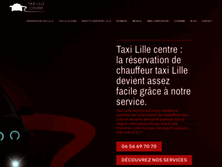 Taxi Lille Centre : réserver un taxi Lille 24h/24-7j/7