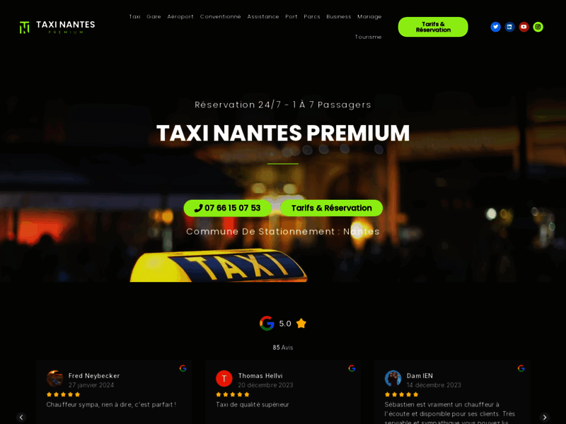 Taxi Nantes Premium, service de Taxi à Nantes