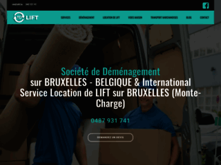 TD LIFT | Vos spécialistes en déménagement, lift services à Bruxelles
