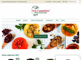 Détails : Tea Countries, spécialiste des thés bio de terroir