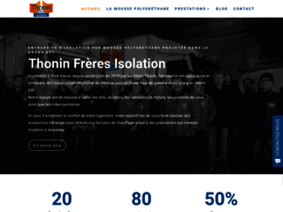 Détails : Thonin Frères Isolation, numéro 1 de la projection de mousse polyuréthane dans le Grand-Est