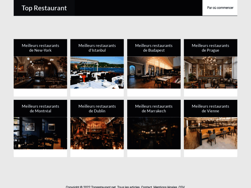 Top Restaurant, les meilleurs restaurants au monde