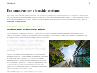 Guide pratique et complet sur l’éco-construction