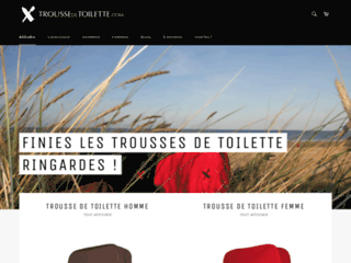 Boutique officielle Troussedetoilette.com : commander une trousse de toilette