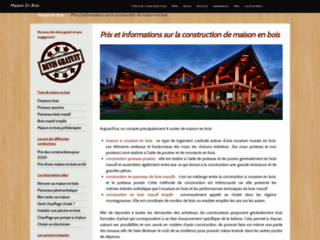 L'information essentielle sur la construction de maison en bois