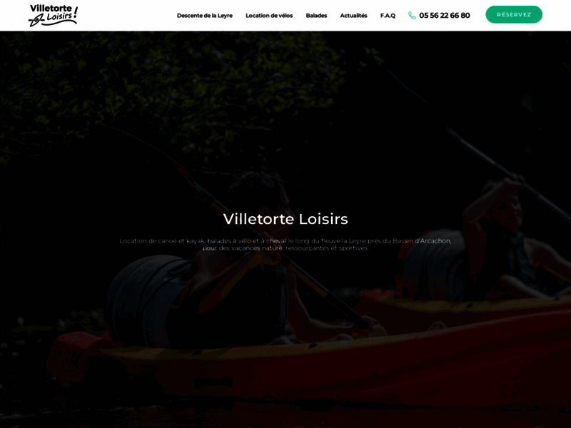 Villetorte Loisirs - Canoë Kayak Vélo Cheval, La Leyre - au Teich