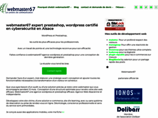 Détails : Webmaster67, expert wordpress et prestashop