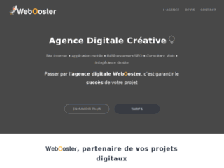 Détails :  WebOoster, agence digitale en Essonne