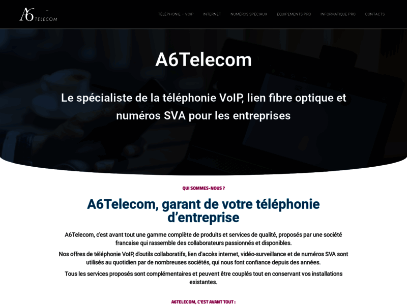A6telecom, solutions téléphoniques IP