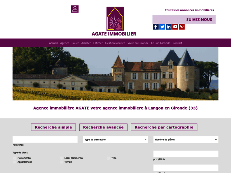 Agate Immobilier, agence immobilière 
