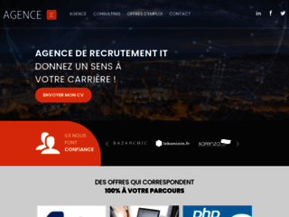 Détails : Agence-E Cabinet de recrutement web 