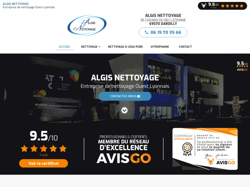 Algis Nettoyage, entreprise de nettoyage Ouest Lyonnais