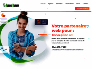 Détails : Alliance Bambou, conception de sites web professionnels