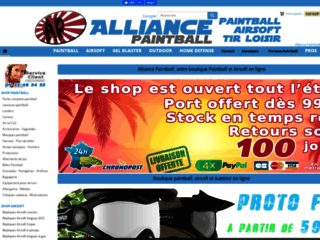 Détails : Alliance Paintball, magasin de paintball