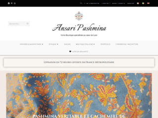 Détails : Ansari Pashmina, boutique en ligne de pashminas véritables