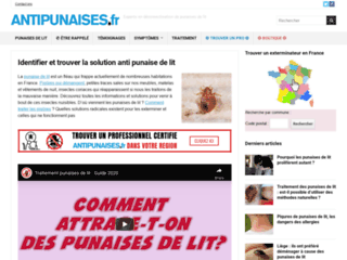Antipunaise.fr, site d&#039;informations pour élargir son champ de connaissance sur les punaises de lit
