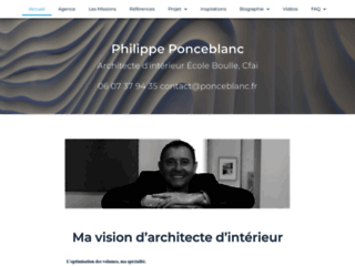Détails : Philippe Ponceblanc, architecte d'intérieur