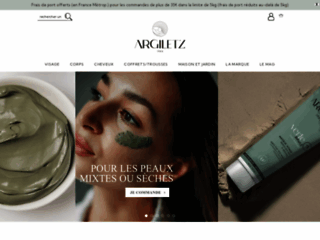 Argiletz : produits pour le corps à base d'argile