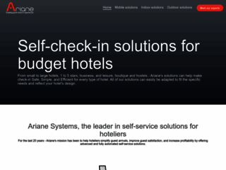 Détails : Ariane Systems, bornes de check-in pour hôtels