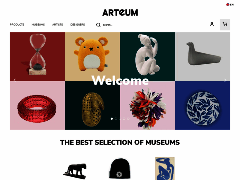 Arteum, boutique d’œuvres d’arts de grands créateurs