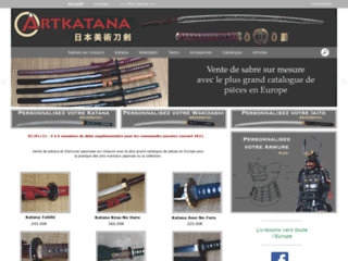 Détails : Artkatana, vente de katana ou sabre japonais