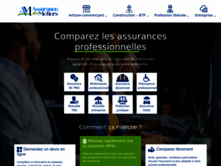 Assurancedesmetiers.com : Comparateur d'assurances professionnelles