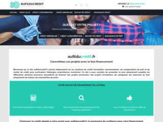 Aufilducredit.com : simulateur de crédit et rachat de crédit