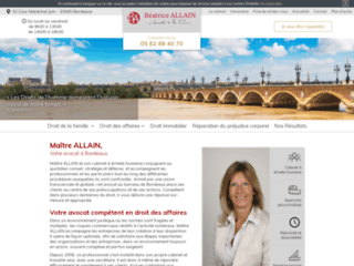 Maître ALLAIN, Votre avocat à Bordeaux