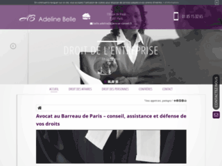 Détails : Me Adeline Belle, avocat spécialisée en droit civil à Paris