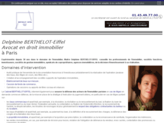 Cabinet BERTHELOT-Eiffel – Assistance en droit immobilier à Paris 6