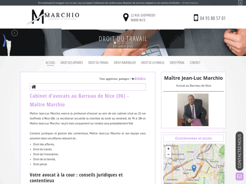Me Jean-Luc Marchio, avocat en droit du travail à Nice