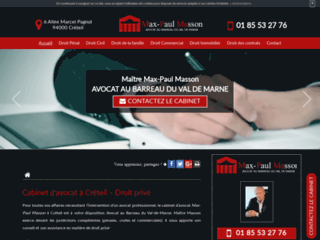 Détails : Maître Max-Paul Masson, avocat droit des étrangers