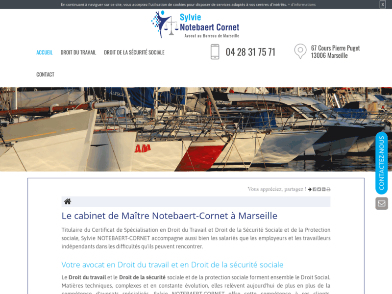 Me Notebaert-Cornet, cabinet d'avocat à Marseille