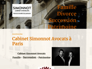 Détails : Cabinet Simonnot, avocats famille, succession, patrimoine