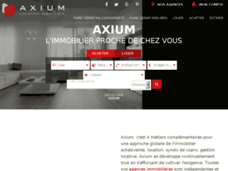 Détails : Immobilier par Axium, agences transparentes