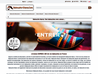 Détails : Babouche-Maroc, fabrication et vente de Babouches