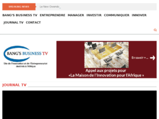 Bang’s Business TV, l'actualité de l'économie africaine