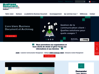 Détails : Business Document, gestion de documents interactifs