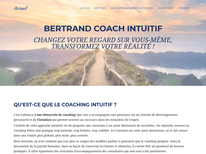Bertrand Morelle, coach de vie
